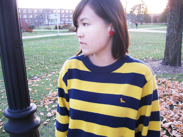 Peggy Wu bites her lip as she tries to silence her inner diva. (Photo by Priya Kailash / Student Voice) Peggy Wu bites her lip as she tries to silence her inner diva. (Photo by Priya Kailash / Student Voice)