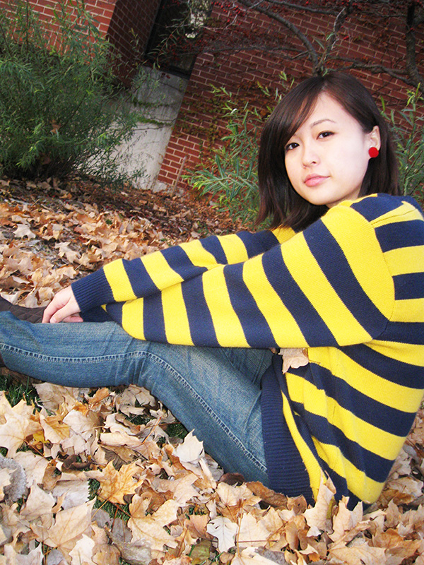 Skinny jeans are a great way to make one look slimmer, especially when paired with a bigger top. (Photo by Priya Kailash / Student Voice) Skinny jeans are a great way to make one look slimmer, especially when paired with a bigger top. (Photo by Priya Kailash / Student Voice)
